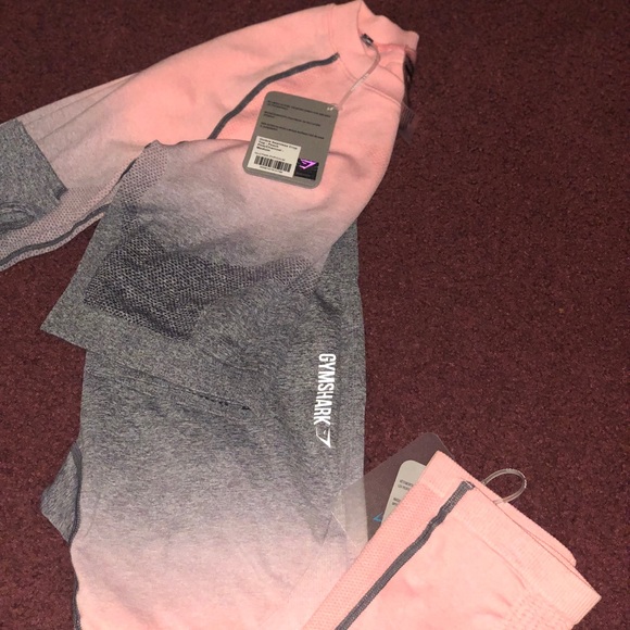 Gymshark Pants - Pink and Grey Ombré Set Gymshark